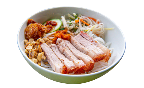 Bún mắm thịt quay